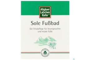 Allgaeuer Latschenkiefer Sole-fussbad 10x10 100g, A-Nr.: 0864574 - 01