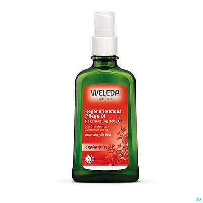 Sie sehen eine Packung Weleda Granatapfel Regenerierendes Pflege-oel 100ml, Produktbild: 04 Weleda Granatapfel Regenerierendes Pflege-oel 100ml, A-Nr.: 4583613 - 04