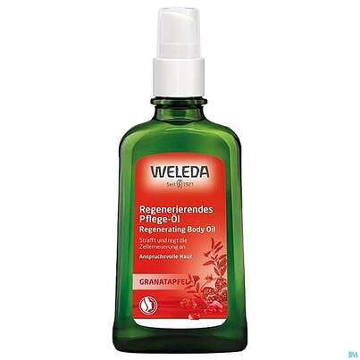 Sie sehen eine Packung Weleda Granatapfel Regenerierendes Pflege-oel 100ml, Produktbild: 06 Weleda Granatapfel Regenerierendes Pflege-oel 100ml, A-Nr.: 4583613 - 06