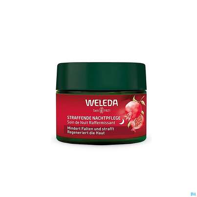 Sie sehen eine Packung Weleda Granatapfel/+maca Peptide Straffende Nachtpflege 40ml, Produktbild: 08 Weleda Granatapfel/+maca Peptide Straffende Nachtpflege 40ml, A-Nr.: 5652693 - 08