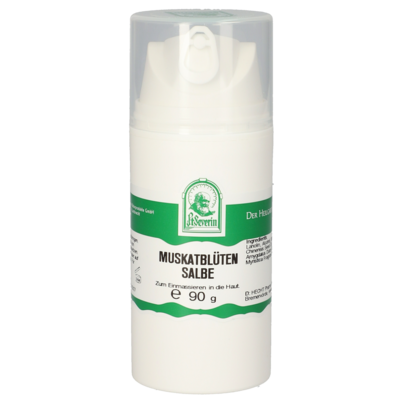 Sie sehen eine Packung MUSKATBLÜTEN SALBE 90 G, Produktbild: 01 MUSKATBLÜTEN SALBE 90 G, A-Nr.: 5670751 - 01