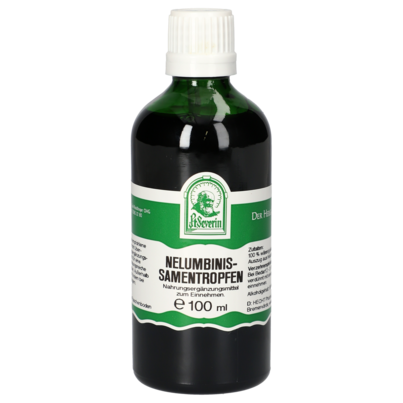 Sie sehen eine Packung NELUMBINISSAMEN TROPFEN 100 ML, Produktbild: 01 NELUMBINISSAMEN TROPFEN 100 ML, A-Nr.: 4566023 - 01