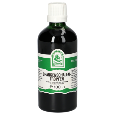 Sie sehen eine Packung ORANGENSCHALEN TROPFEN 100 ML, Produktbild: 01 ORANGENSCHALEN TROPFEN 100 ML, A-Nr.: 4402563 - 01