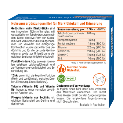 Dr. Böhm Gedächtnis aktiv Direkt-Sticks, A-Nr.: 5872472 - 06