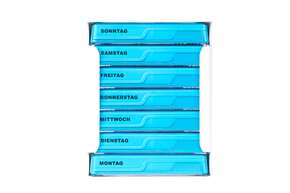 APOfit Wochendispenser 7 Dosierer Planer blau, A-Nr.: 5965096 - 01