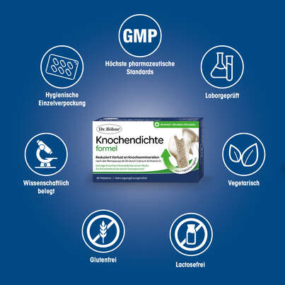 Sie sehen eine Packung Dr. Böhm® Knochendichteformel, Produktbild: 07 Dr. Böhm® Knochendichteformel, A-Nr.: 5915632 - 07