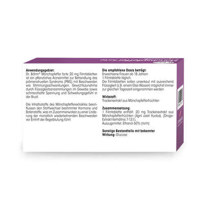 Dr. Böhm® Mönchspfeffer forte 20 mg, A-Nr.: 5530079 - 06
