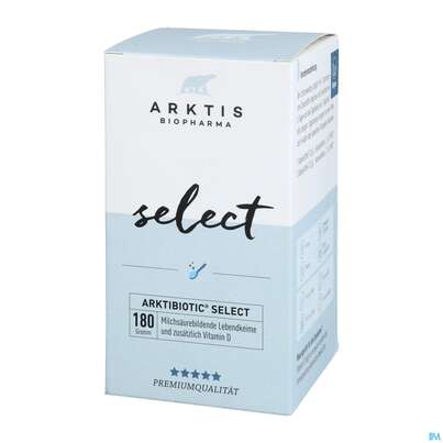 Sie sehen eine Packung Arktis Arktibiotic Pulver Select 180g, Produktbild: 02 Arktis Arktibiotic Pulver Select 180g, A-Nr.: 4750287 - 02