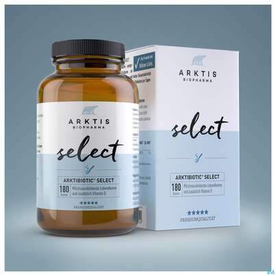 Sie sehen eine Packung Arktis Arktibiotic Pulver Select 180g, Produktbild: 11 Arktis Arktibiotic Pulver Select 180g, A-Nr.: 4750287 - 11