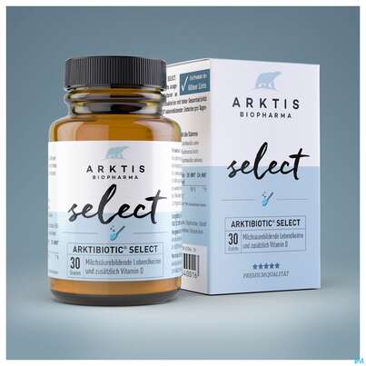 Sie sehen eine Packung Arktis Arktibiotic Pulver Select 30g, Produktbild: 12 Arktis Arktibiotic Pulver Select 30g, A-Nr.: 4750264 - 12