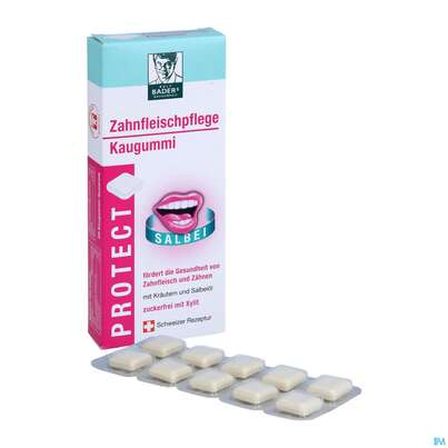 Baders Protect Zahnfleischpflege Kaugummi Cur 20st, A-Nr.: 4111541 - 05