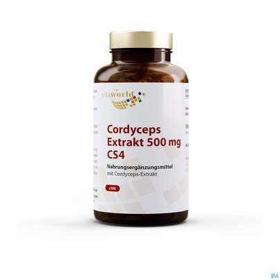 Cordyceps Sinensis-extrakt Kapseln Vegetarisch 500mg Vita World 100st, A-Nr.: 4836439 - 01