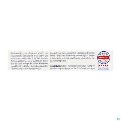 Dentinox Gel Care 10g, A-Nr.: 5936048 - 06
