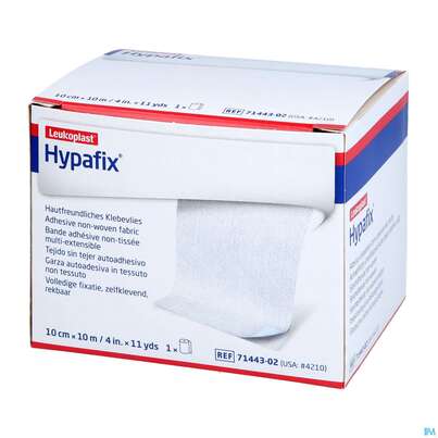 Sie sehen eine Packung Fixierverband Hypafix Transparent Wasserfest 10mx10cm 1st, Produktbild: 02 Fixierverband Hypafix Transparent Wasserfest 10mx10cm 1st, A-Nr.: 5817852 - 02