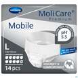 Sie sehen eine Packung Inkontinenz Molicare Premium/mobile/10tropfen Schwart L 100-150cm 14st, Produktbild: 01 Inkontinenz Molicare Premium/mobile/10tropfen Schwart L 100-150cm 14st, A-Nr.: 4843764 - 01