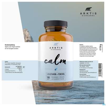 Sie sehen eine Packung L-glutamin +fenchel Kapseln Arktis 60st, Produktbild: 06 L-glutamin +fenchel Kapseln Arktis 60st, A-Nr.: 4750620 - 06
