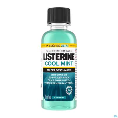 Mundwasser/spuelung Listerine Coolmint-johnson+johnson Milder Geschmack 95ml, A-Nr.: 4121491 - 01