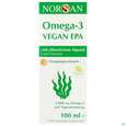 Sie sehen eine Packung Omega -3 Norsan Oel/vegan/epa/hochd. Orangengeschmack 100ml, Produktbild: 01 Omega -3 Norsan Oel/vegan/epa/hochd. Orangengeschmack 100ml, A-Nr.: 5948034 - 01