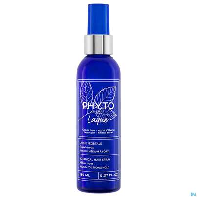 Sie sehen eine Packung Phyto Laque-botanical Hair Spray Medium To Strong Hold 150ml, Produktbild: 01 Phyto Laque-botanical Hair Spray Medium To Strong Hold 150ml, A-Nr.: 5976332 - 01