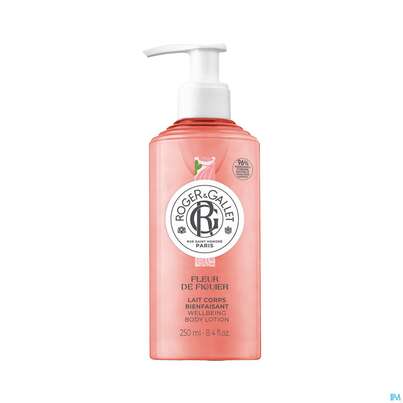 Sie sehen eine Packung Roger & Gallet Fleur/de Figuier Wellbeing Body Lotion 250ml, Produktbild: 01 Roger & Gallet Fleur/de Figuier Wellbeing Body Lotion 250ml, A-Nr.: 5715413 - 01