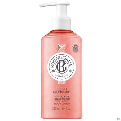 Sie sehen eine Packung Roger & Gallet Fleur/de Figuier Wellbeing Body Lotion 250ml, Produktbild: 02 Roger & Gallet Fleur/de Figuier Wellbeing Body Lotion 250ml, A-Nr.: 5715413 - 02
