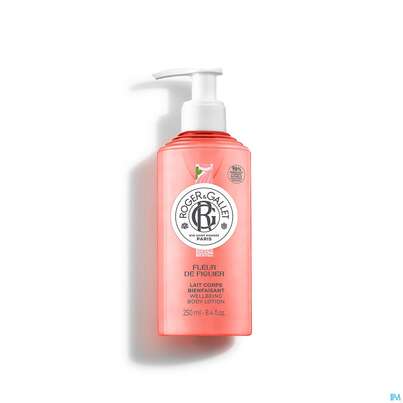 Sie sehen eine Packung Roger & Gallet Fleur/de Figuier Wellbeing Body Lotion 250ml, Produktbild: 04 Roger & Gallet Fleur/de Figuier Wellbeing Body Lotion 250ml, A-Nr.: 5715413 - 04