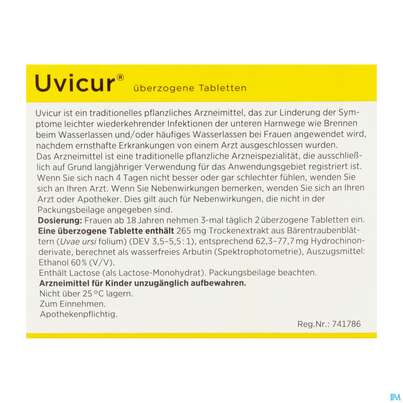 Uvicur Ueberzogene Tabl 40st, A-Nr.: 5543372 - 04