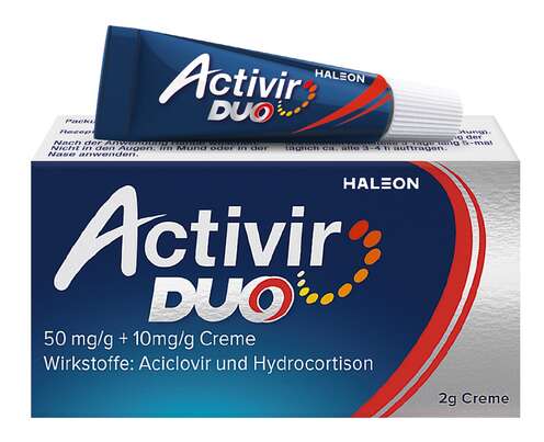 Activir Duo 50 mg/g + 10 mg/g Creme, A-Nr.: 4964077 - 01