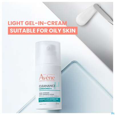 Sie sehen eine Packung Avene Cleanance Comedomed Gel-cre Konzentrat 30ml, Produktbild: 23 Avene Cleanance Comedomed Gel-cre Konzentrat 30ml, A-Nr.: 5228334 - 23