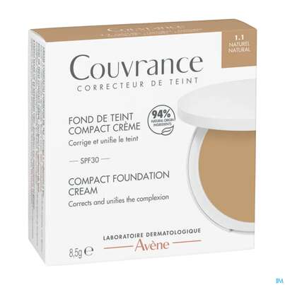 Avene Couvrance Kompakt Creme-make-up Natural 1.1 8,5g, A-Nr.: 5862367 - 05