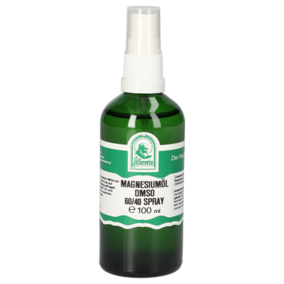 Sie sehen eine Packung MAGNESIUMÖL DMSO 60/40 SPRAY 100 ML, Produktbild: 01 MAGNESIUMÖL DMSO 60/40 SPRAY 100 ML, A-Nr.: 5853983 - 01