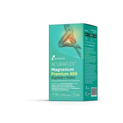 ACURAFLEX® Magnesium Premium 400 Glycinat + Malat – 100 Kapseln, A-Nr.: 6130761 - 02