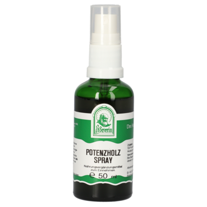 Sie sehen eine Packung POTENZHOLZ SPRAY 50 ML, Produktbild: 01 POTENZHOLZ SPRAY 50 ML, A-Nr.: 4517473 - 01