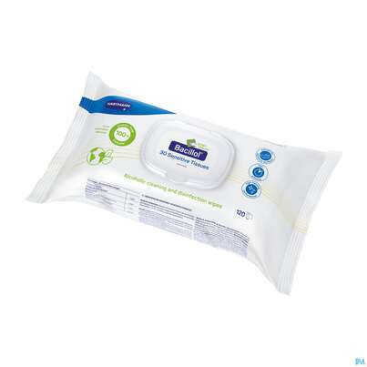 Desinfektionstuecher Bacillol/30 Flaechen Sensitive Green Tissue 120st, A-Nr.: 5856935 - 03