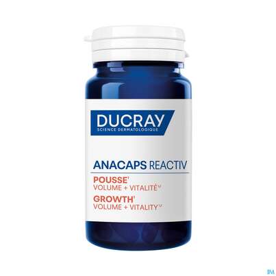 Sie sehen eine Packung Ducray Anacaps F.d.haar Haarausfall Kapseln Reaktiv23 30st, Produktbild: 11 Ducray Anacaps F.d.haar Haarausfall Kapseln Reaktiv23 30st, A-Nr.: 5744969 - 11