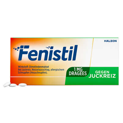 Fenistil 1mg Dragees, A-Nr.: 0021545 - 01