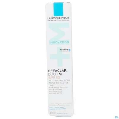 Sie sehen eine Packung La Roche Posay Akne/mischhaut Effaclar Duo+ Lsf30 40ml, Produktbild: 02 La Roche Posay Akne/mischhaut Effaclar Duo+ Lsf30 40ml, A-Nr.: 4064646 - 02