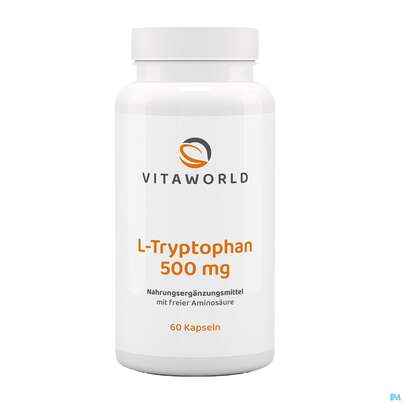 L-tryptophan Kapseln 500mg -naturheilp. 60st, A-Nr.: 4846596 - 01
