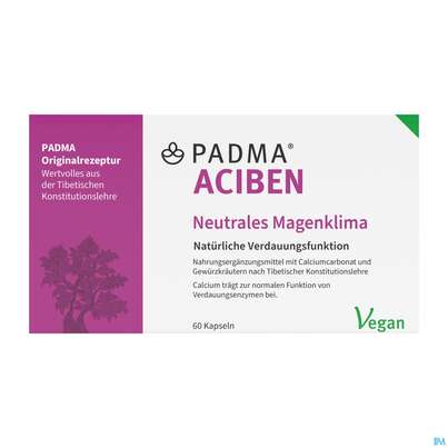 Padma Kapseln Aciben Magenbalance 60st, A-Nr.: 4730250 - 02