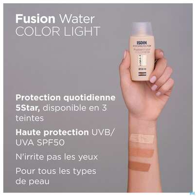 Sonnenprodukte Isdin/fotoprotection Fusion Water Color Light Lsf 50 50ml, A-Nr.: 5570274 - 16