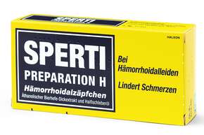 Sperti Preparation H Zäpfchen, A-Nr.: 0766067 - 01