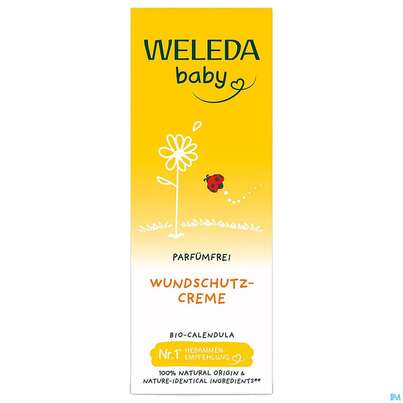 Sie sehen eine Packung Weleda Calendula Wundschutzcreme Parfuemfrei 75ml, Produktbild: 02 Weleda Calendula Wundschutzcreme Parfuemfrei 75ml, A-Nr.: 5887976 - 02