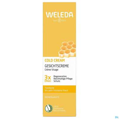 Sie sehen eine Packung Weleda Cold Cream Gesichtscreme 30ml, Produktbild: 01 Weleda Cold Cream Gesichtscreme 30ml, A-Nr.: 1605633 - 01