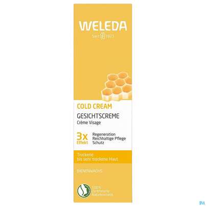 Sie sehen eine Packung Weleda Cold Cream Gesichtscreme 30ml, Produktbild: 04 Weleda Cold Cream Gesichtscreme 30ml, A-Nr.: 1605633 - 04