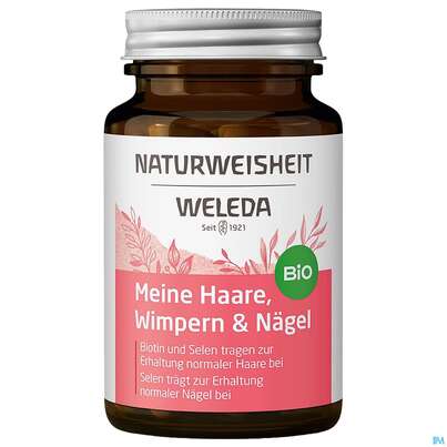 Sie sehen eine Packung Weleda Naturweisheit Haare Wimpern Naegel 46st, Produktbild: 09 Weleda Naturweisheit Haare Wimpern Naegel 46st, A-Nr.: 5436044 - 09