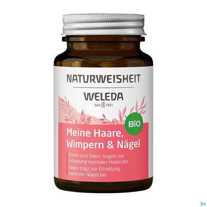 Sie sehen eine Packung Weleda Naturweisheit Haare Wimpern Naegel 46st, Produktbild: 11 Weleda Naturweisheit Haare Wimpern Naegel 46st, A-Nr.: 5436044 - 11