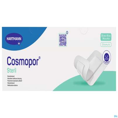 Wundverband Cosmopor Steril Selbstklebend 35x 10cm 25st, A-Nr.: 1526135 - 02