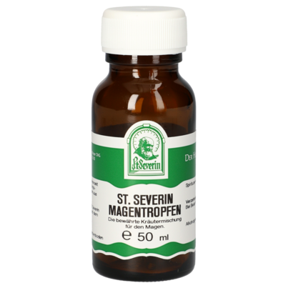Sie sehen eine Packung ST. SEVERIN MAGENTROPFEN 50 ML, Produktbild: 01 ST. SEVERIN MAGENTROPFEN 50 ML, A-Nr.: 4261559 - 01