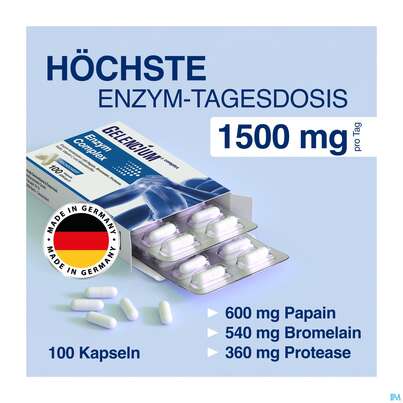 Enzym Bromelain/kapseln Complex Hochdosiert Gelencium 100st, A-Nr.: 5726931 - 08