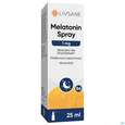 Sie sehen eine Packung Melatonin Spray 1mg Livsane 25ml, Produktbild: 02 Melatonin Spray 1mg Livsane 25ml, A-Nr.: 5848930 - 02